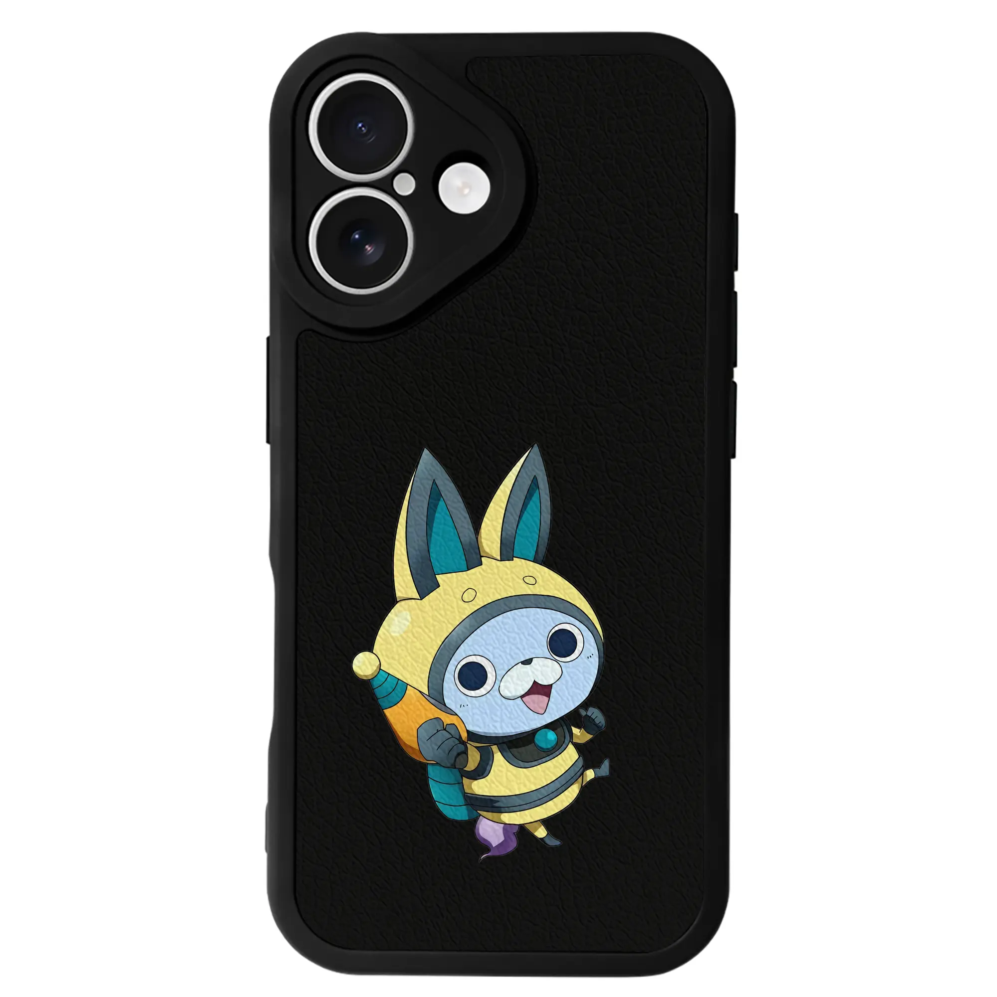 妖怪ウォッチ グッズ,USAピョン - IPhone 16シリーズ対応 ・ シリコンスマホケース ・ レザー調 ・ 高精度フィット ・ 耐衝撃 ・ ワイヤレス充電対応 ・ 精密カット